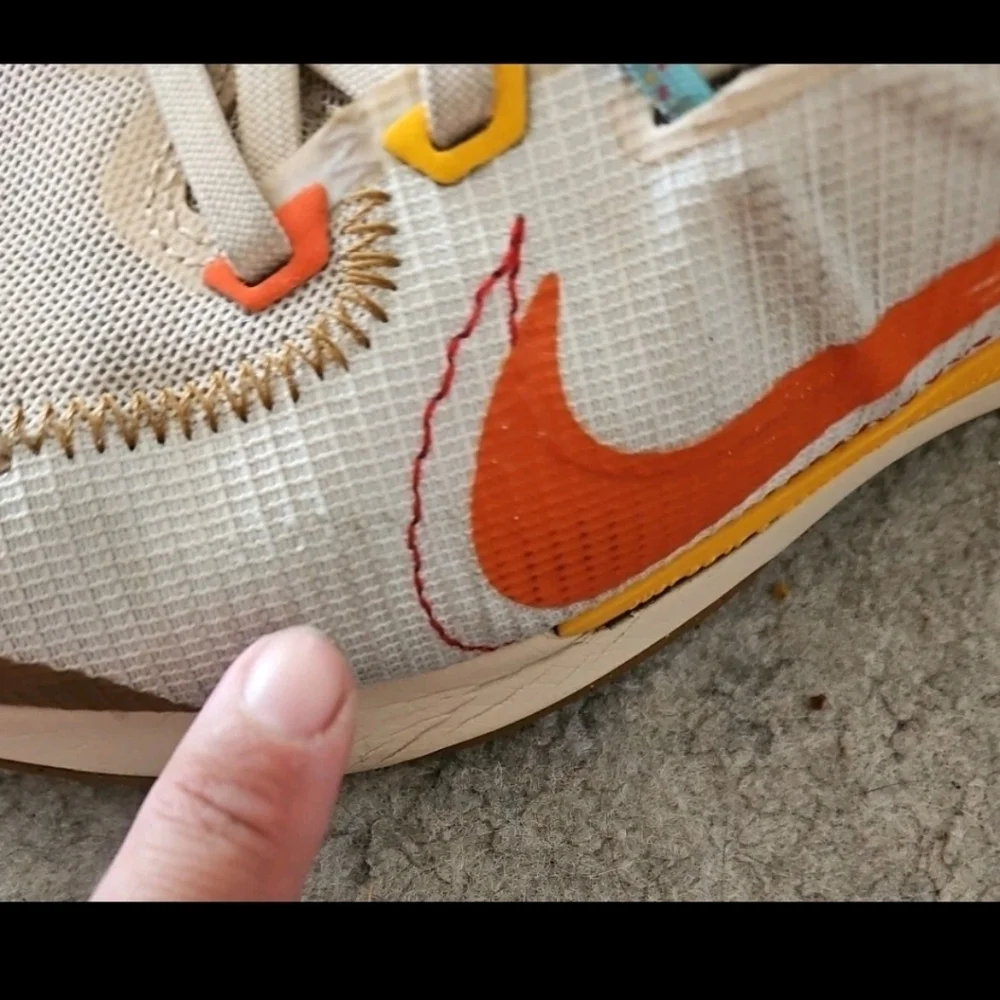 Nike Mens Juniper Trail 2 Trail Shoe In Sanddrift Safety Orange 10